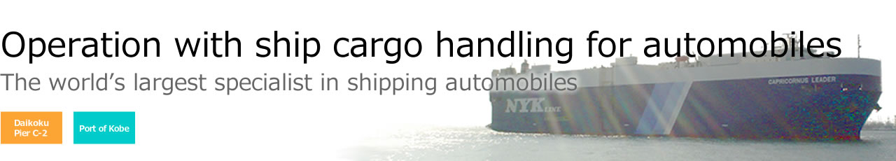 Operation with ship cargo handling for automobiles/The world's largest specialist in shipping automobiles